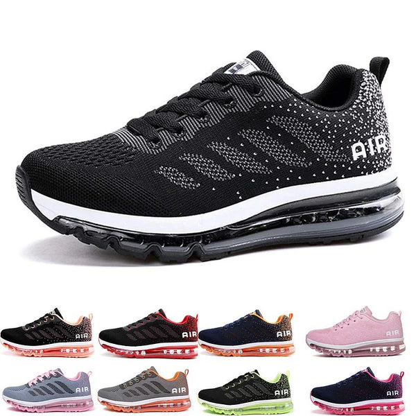 Women and Men Air Cushion Sport Running Walking Shoes