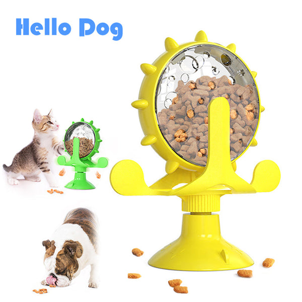 Dog & Cat feeding interactive wheel