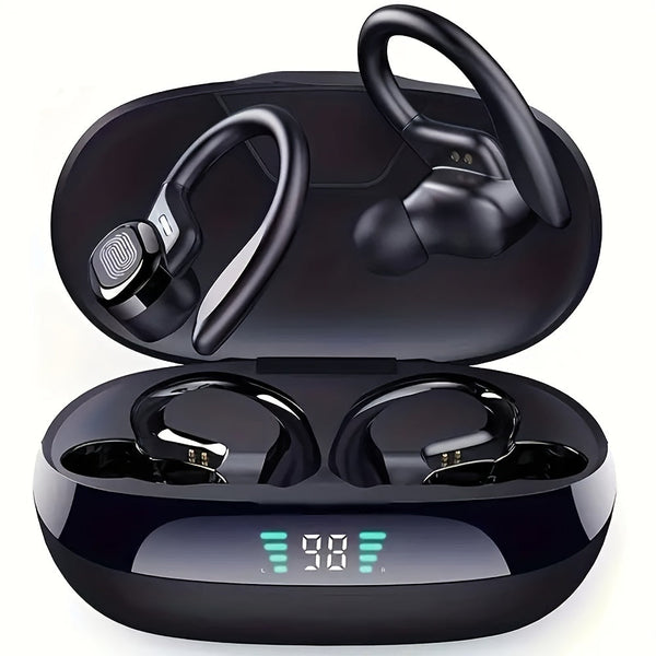 With Mic, In-Ear, Waterproof With LED Display Earphones