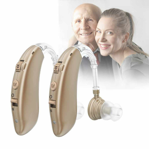 Rechargeable Digital Behind-The-Ear Hearing Aids for Adults