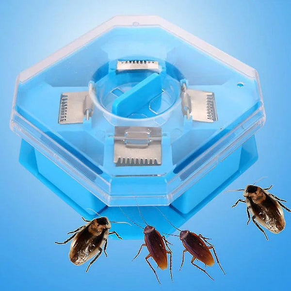 2-pcs Cockroach Trap Box Roach Killer Pet Safe Reusable Non-toxic Eco-friendly Kitchen Cockroach