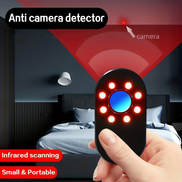 Hotel Hidden Camera Detector Finder, Travel Mini Portable Anti-Peeping Anti-Monitoring Camera Scanner