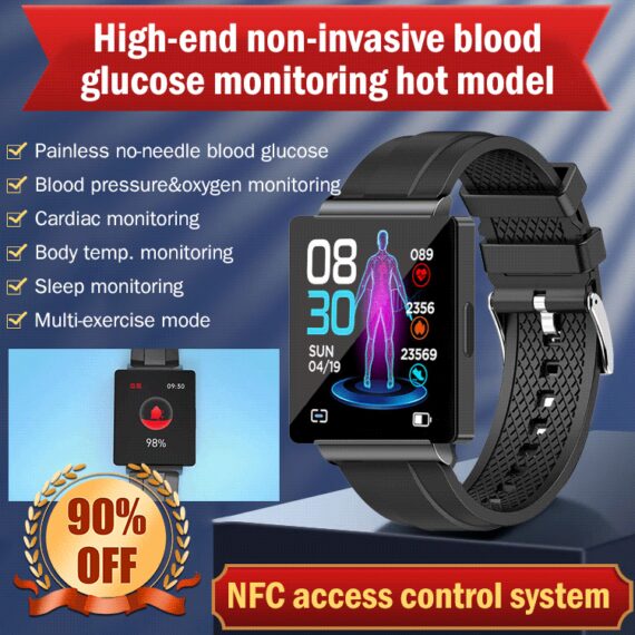 Non-invasive blood glucose test smart watch