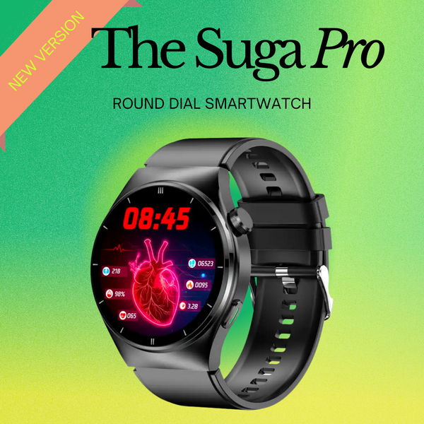 The Suga Pro (Round Dial) – Blood Sugar Glucose watch